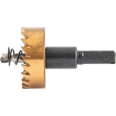 Коронка DENZEL Коронка по металлу HSS, 38 мм, нитридтитановое покрытие 724111