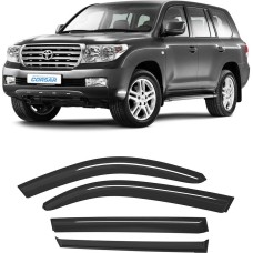 Дефлекторы CORSAR Дефлекторы Toyota Land Cruiser 200 07-21 кроссовер, нак., 4шт
