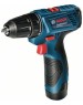 BOSCH Дрель-шуруповерт GSR 120- LI, 2Ач, с двумя аккумуляторами [06019g8020]