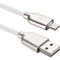 ACD Кабели USB USB кабель -Allure MicroUSB ; USB-A Кожа, 1м, белый ( -U926-M1W)