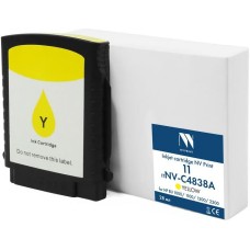 Картридж струйный NV PRINT Струйный картридж NVP 11 (NV-C4838A) Yellow для HP BIJ 1000/1100/1200/2200 (28мл) совместимый