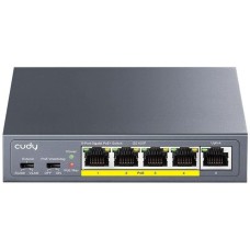 Коммутатор CUDY Коммутатор GS105P 5-Port Gigabit PoE+ Switch 36W