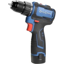 DONGCHENG Дрель-шуруповерт DCJZ1604, 2Ач, с двумя аккумуляторами [dcjz1604(type e)]