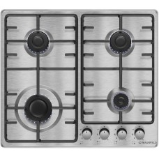 MAUNFELD Газовая варочная поверхность EGHS.64.3STS-ES/G нержавеющая сталь