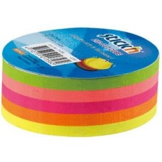 STICK`N Блок самоклеящийся бумажный 21358 67x67мм 250лист. 70г/м2 неон 5цв.в упак. вырубной 