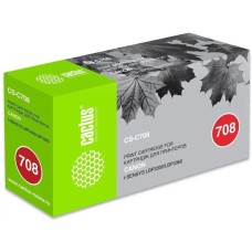 CACTUS Картридж лазерный CS-C708 708H черный (2500стр.) для Canon LBP-3300/3360 с чипом