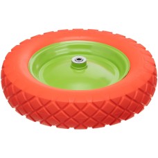 СИБРТЕХ Колесо полиуретановое 4.80/4-8, длина оси 90 мм, подшипник 12 мм 689785