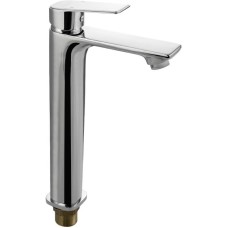 МАГНУС - Смеситель на раковину ВЫСОКИЙ, хромированный литой корпус 8401