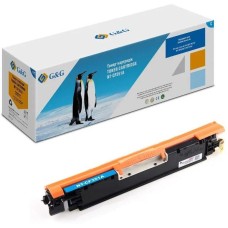 Картридж лазерный G&G Картридж лазерный GG-CF351A голубой (1000стр.) для HP CLJ Pro MFP M176/M176FN/M177/M177FW