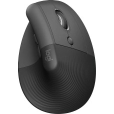 LOGITECH Мышь Lift графитовый оптическая 4000dpi silent беспров. BT/Radio USB для ноутбука 5but (910-006479)