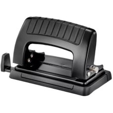 KW-TRIO Дырокол Classic Mini 09065BLACK макс.:10лист. металл черный отв.:2 с линейкой