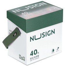 DELI Набор маркеров для скетчинга NS736-40 Nusign круг. кисть/клинов. наконечник двухсторонний 40цв. пластиковая коробка
