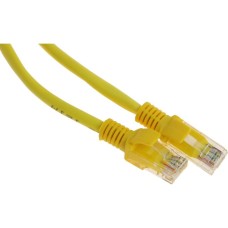 PREMIER Патч-корд PP12-1.5M/Y 1000Гбит/с UTP 4 пары cat.5E CCA molded 1.5м желтый RJ-45 (m)-RJ-45 (m)