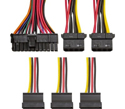 Блок питания EXEGATE 350W XP350, ATX, PC, black, 12cm fan, 24p+4p, 3*SATA, 2*IDE, FDD (EX221985RUS)