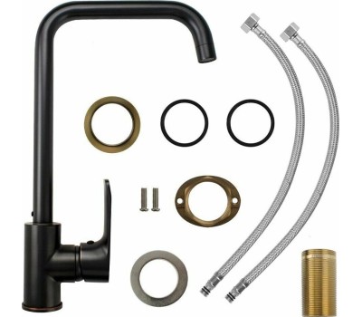 Смеситель для кухни GFMARK 5754 Смеситель кухонный шаровый боковой, под состаренную медь