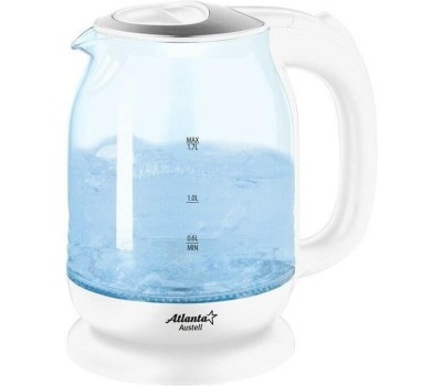 Чайник электрический ATLANTA ATH-2469 стекло белый