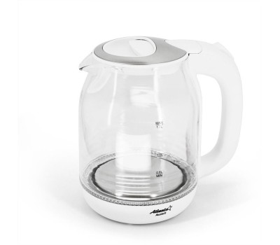 Чайник электрический ATLANTA ATH-2469 стекло белый