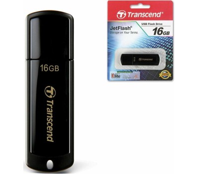 флешка TRANSCEND (TS16GJF350) 16GB JETFLASH 350 USB2.0 черный