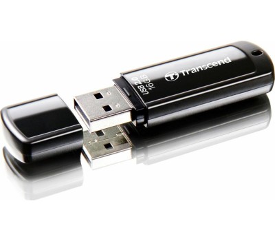 флешка TRANSCEND (TS16GJF350) 16GB JETFLASH 350 USB2.0 черный