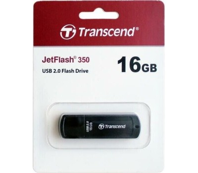флешка TRANSCEND (TS16GJF350) 16GB JETFLASH 350 USB2.0 черный