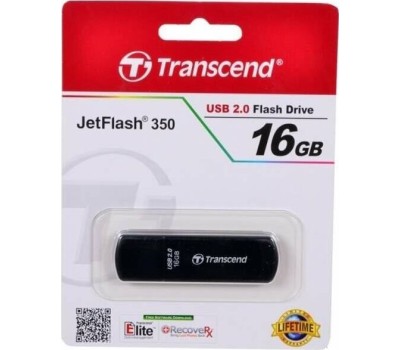 флешка TRANSCEND (TS16GJF350) 16GB JETFLASH 350 USB2.0 черный