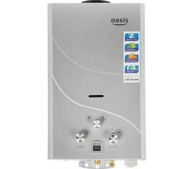 Водонагреватель газовый OASIS OR-16S 16кВт(с) серебро