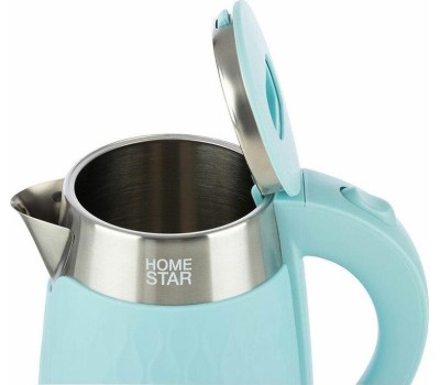 Чайник электрический HOMESTAR HS-1021 blue (1,7л. металл/пластик)