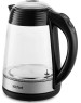 Чайник KITFORT КТ-6126 черный (стекло)