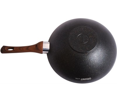 Сковорода KUKMARA свкгг280а а/пр литая Вок 28/9,5см Granit ultra blue