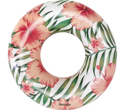 Круг для плавания BESTWAY Круг для плавания Tropical Palms 119 см Bestway (Арт. 36237)