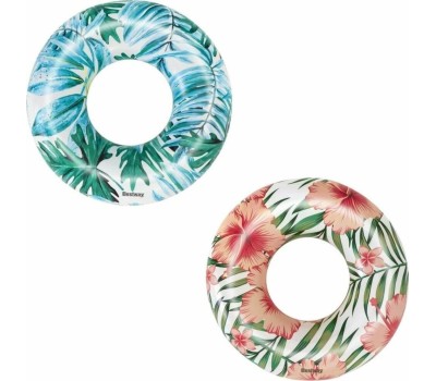 Круг для плавания BESTWAY Круг для плавания Tropical Palms 119 см Bestway (Арт. 36237)