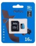 NETAC Карта памяти microSDHC UHS-I U1 P500 16 ГБ, 80 МБ/с, Class 10, NT02P500STN-016G-R, 1 шт., переходник SD