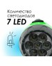 GAUSS Фонарь ручной GFL105 черный 7Вт лам.:светодиод. (GF105)