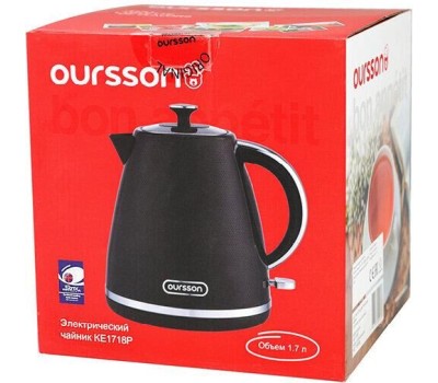 Электрический чайник OURSSON KE1718P/BL