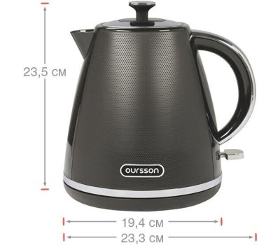 Электрический чайник OURSSON KE1718P/BL