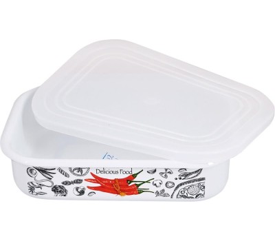 Контейнер APPETITE 2506/4 Veggies эмал 0,8л прям пласт/кр