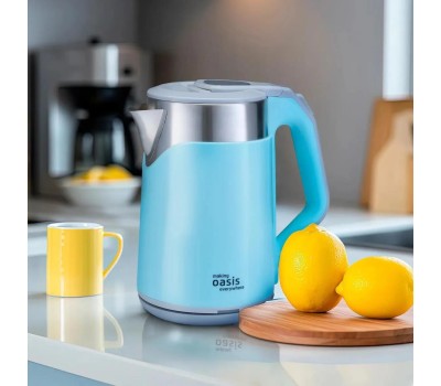 Чайник электрический OASIS K-21SPL голубой 2л 1800 Вт