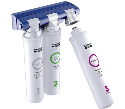 Фильтр для воды БАРЬЕР Н221Р12 Эксперт Жесткость (без крана), белый