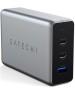 SATECHI Сетевое зарядное устройство Compact Charger 100W с технологией GaN Power. Цвет: серый космос