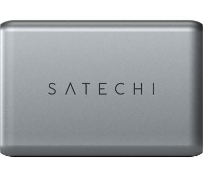 SATECHI Сетевое зарядное устройство Compact Charger 100W с технологией GaN Power. Цвет: серый космос