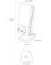 EDIFIER Колонки M1250, 2.0, черный [m1250 black]