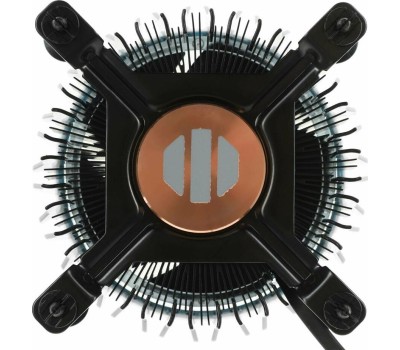 INTEL Кулер для процессора 65W S1700, 4-pin PWM, 90mm fan, Al+Cu, LAMINAR RM1, синяя подсветка, черный, M23901
