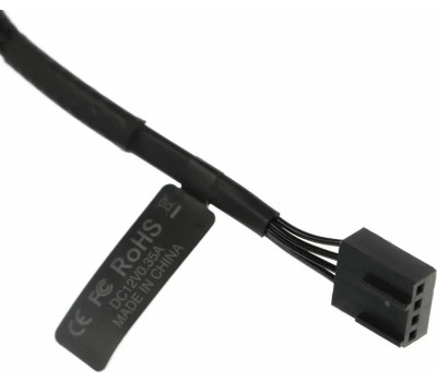 INTEL Кулер для процессора 65W S1700, 4-pin PWM, 90mm fan, Al+Cu, LAMINAR RM1, синяя подсветка, черный, M23901