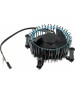 INTEL Кулер для процессора 65W S1700, 4-pin PWM, 90mm fan, Al+Cu, LAMINAR RM1, синяя подсветка, черный, M23901