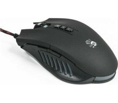 A4TECH Мышь проводная Bloody Q81 Curve, игровая, оптическая, USB, 3200dpi, черный