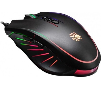 A4TECH Мышь проводная Bloody Q81 Curve, игровая, оптическая, USB, 3200dpi, черный