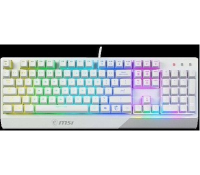 MSI Клавиатура Vigor GK30, проводная, USB, плунжерная, белый [s11-04ru304-cla]