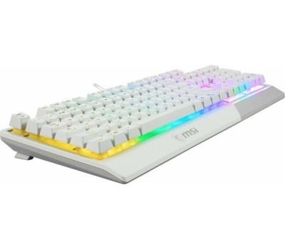 MSI Клавиатура Vigor GK30, проводная, USB, плунжерная, белый [s11-04ru304-cla]