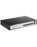 D-LINK SMB D-Link DGS-1100-10MPV2/A3A Настраиваемый L2 коммутатор с 8 портами 10/100/1000Base-T и 2 портами 1000Base-X SFP (8 портов PoE 802.3af/at, PoE-бюджет 130 Вт)