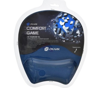 Коврик для мыши OKLICK Коврик для мыши OK-RG0580-BL (S) темно-синий, ткань, 245х220х24мм